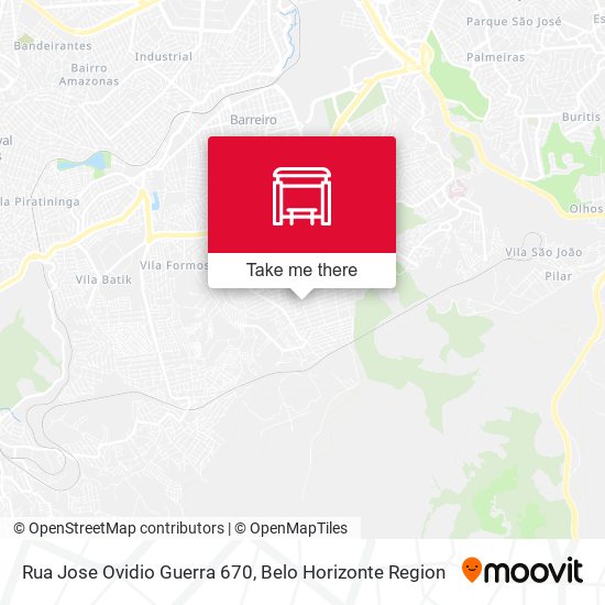 Rua Jose Ovidio Guerra 670 map