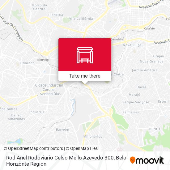 Mapa Rod Anel Rodoviario Celso Mello Azevedo 300