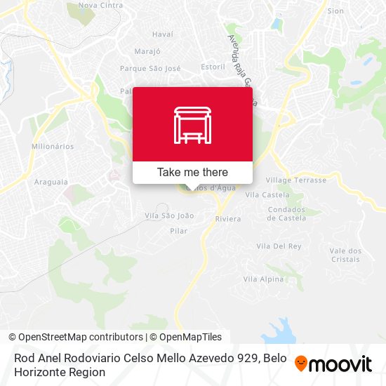 Rod Anel Rodoviario Celso Mello Azevedo 929 map