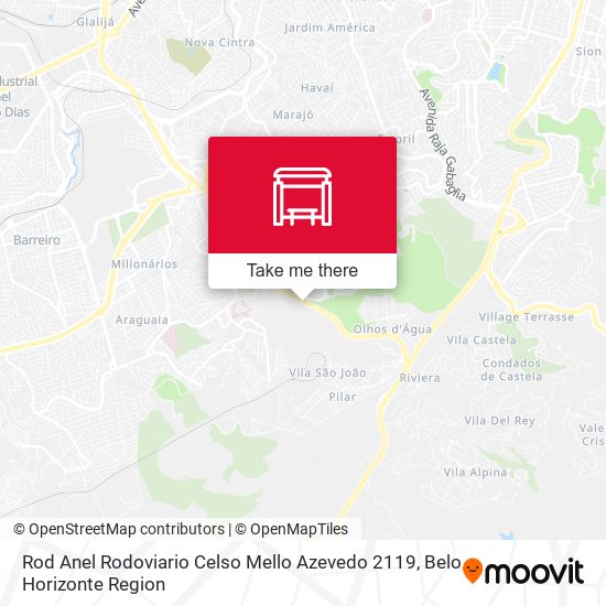Rod Anel Rodoviario Celso Mello Azevedo 2119 map