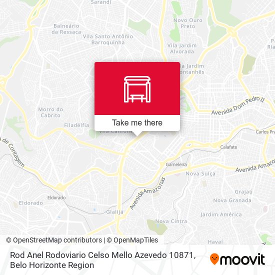 Rod Anel Rodoviario Celso Mello Azevedo 10871 map