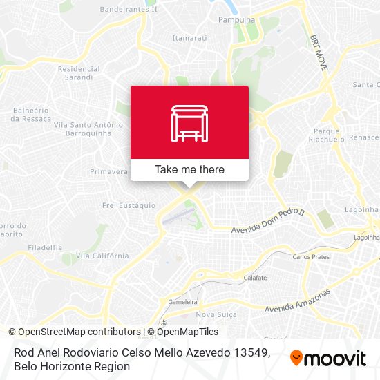 Rod Anel Rodoviario Celso Mello Azevedo 13549 map