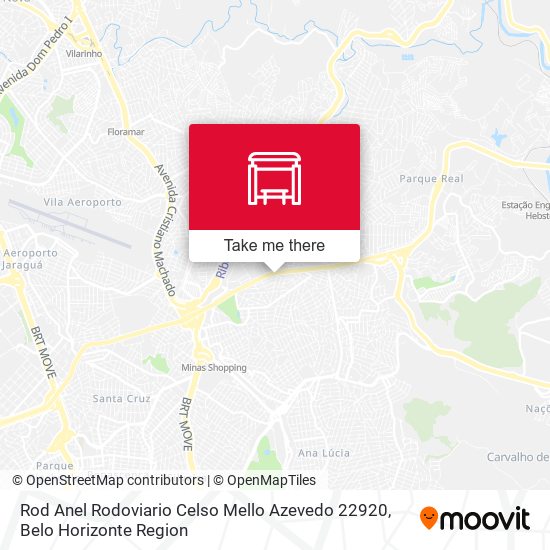 Rod Anel Rodoviario Celso Mello Azevedo 22920 map