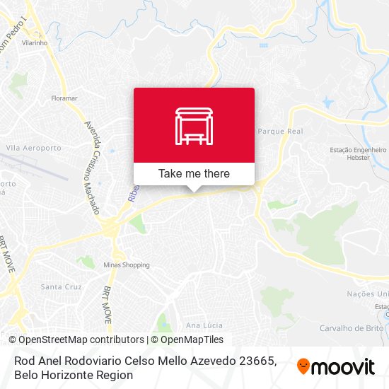 Mapa Rod Anel Rodoviario Celso Mello Azevedo 23665