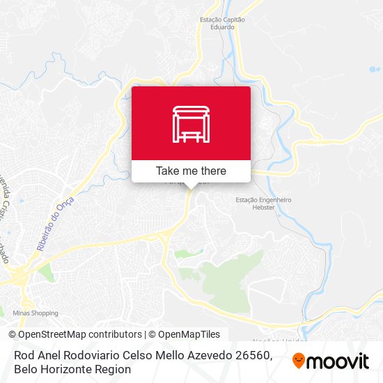 Mapa Rod Anel Rodoviario Celso Mello Azevedo 26560