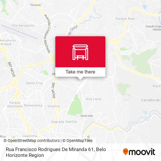 Mapa Rua Francisco Rodrigues De Miranda 61