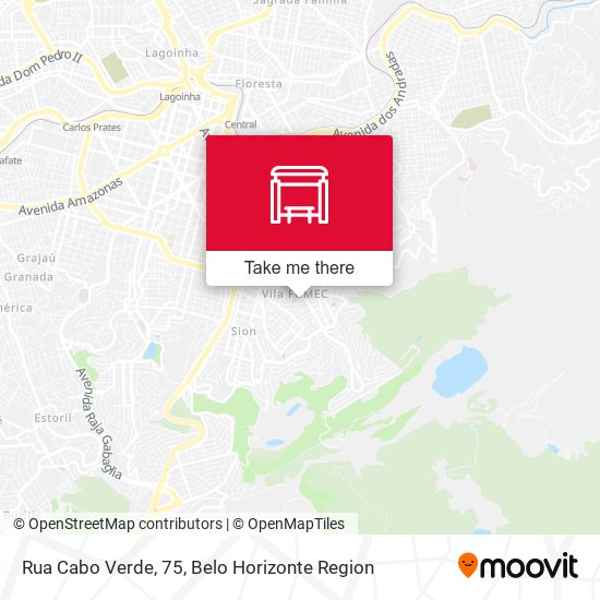 Rua Cabo Verde, 75 map