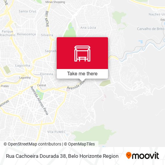 Rua Cachoeira Dourada 38 map