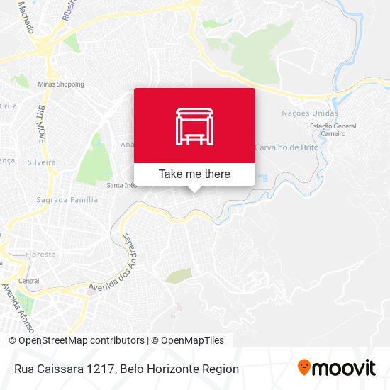 Rua Caissara 1217 map