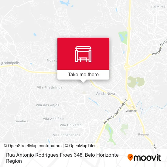 Rua Antonio Rodrigues Froes 348 map