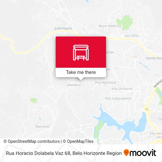Rua Horacio Dolabela Vaz 68 map