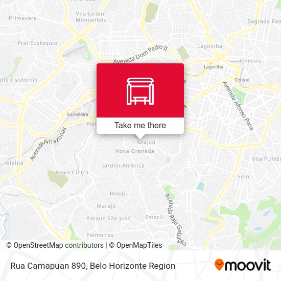 Rua Camapuan 890 map