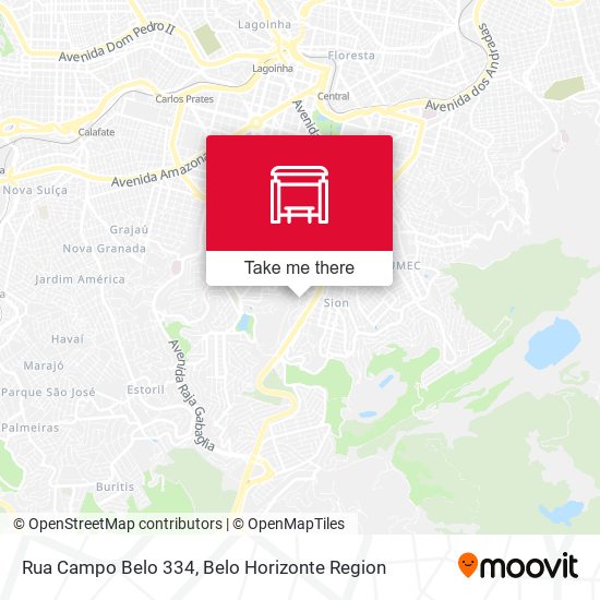 Rua Campo Belo 334 map