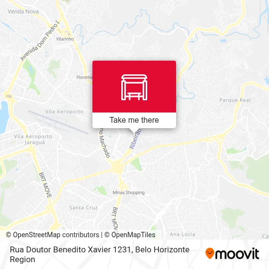 Rua Doutor Benedito Xavier 1231 map