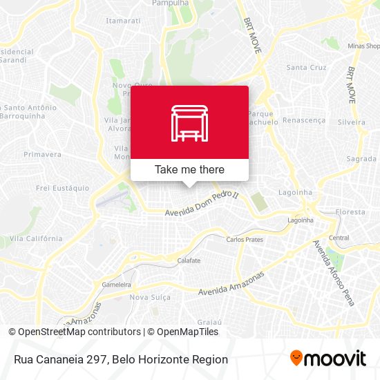 Rua Cananeia 297 map