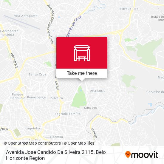 Mapa Avenida Jose Candido Da Silveira 2115