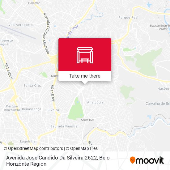 Mapa Avenida Jose Candido Da Silveira 2622