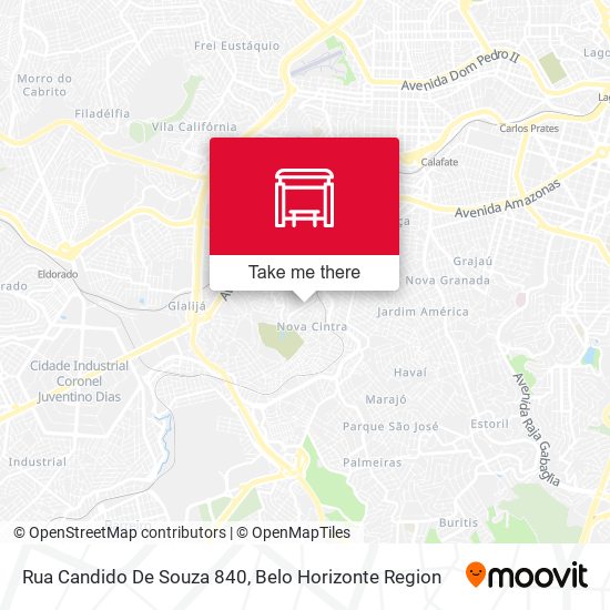 Rua Candido De Souza 840 map