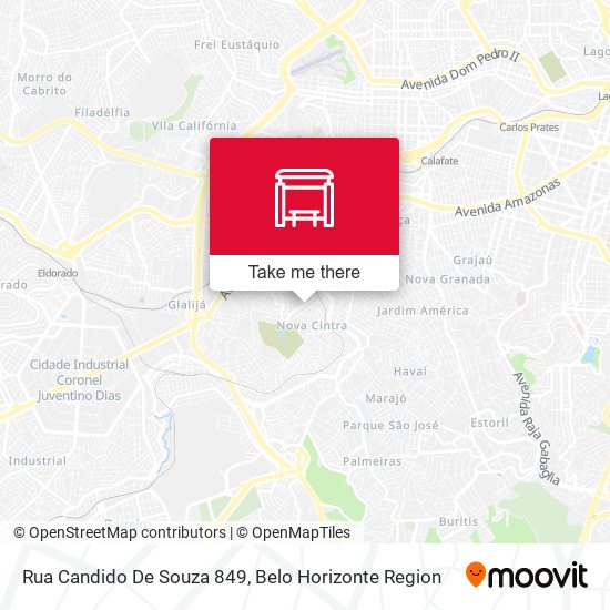 Rua Candido De Souza 849 map