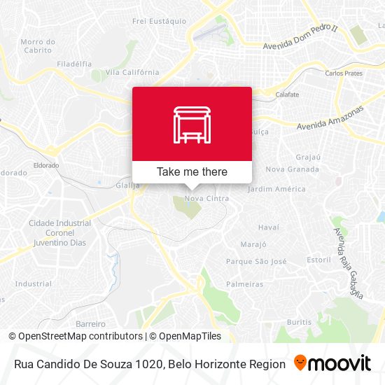 Rua Candido De Souza 1020 map
