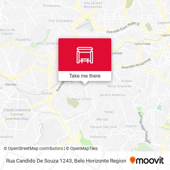 Rua Candido De Souza 1243 map
