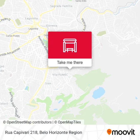 Rua Capivari 218 map