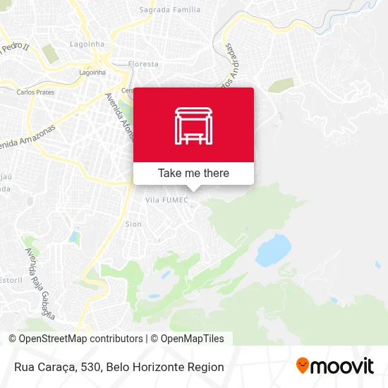 Rua Caraça, 530 map