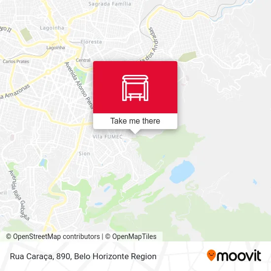 Rua Caraça, 890 map