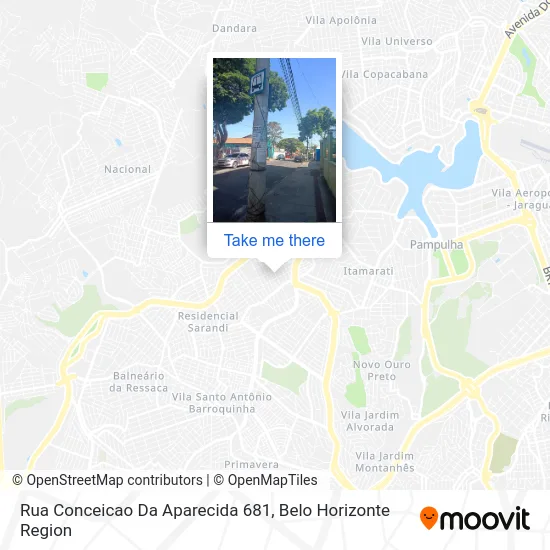 Rua Conceicao Da Aparecida 681 map