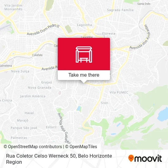 Rua Coletor Celso Werneck 50 map