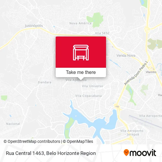 Rua Central 1463 map