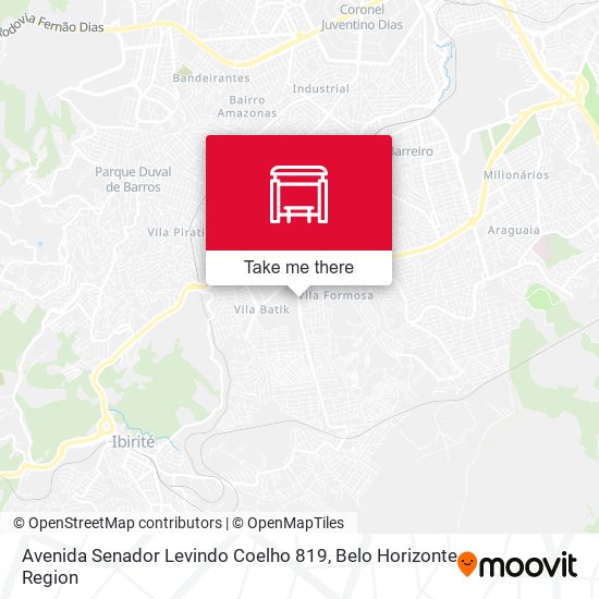 Avenida Senador Levindo Coelho 819 map