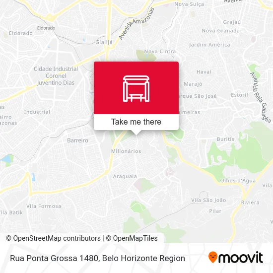 Rua Ponta Grossa 1480 map