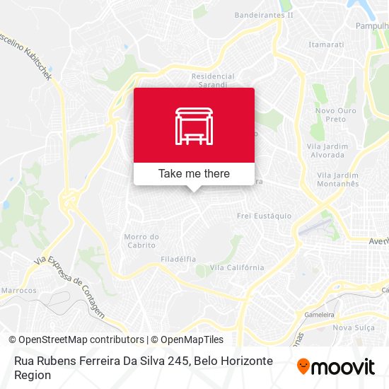 Rua Rubens Ferreira Da Silva 245 map