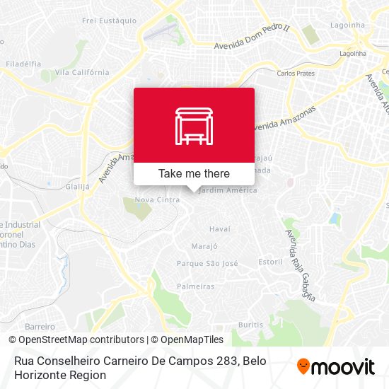 Rua Conselheiro Carneiro De Campos 283 map