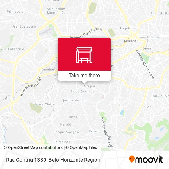 Rua Contria 1380 map