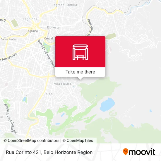 Rua Corinto 421 map