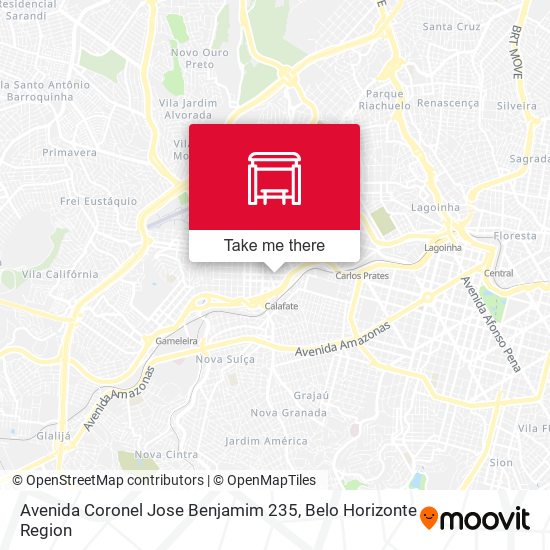 Avenida Coronel Jose Benjamim 235 map
