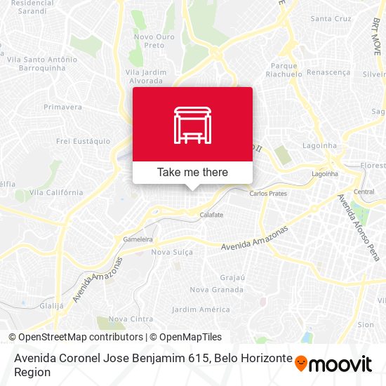 Avenida Coronel Jose Benjamim 615 map