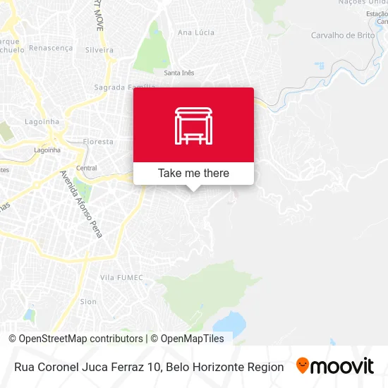 Rua Coronel Juca Ferraz 10 map