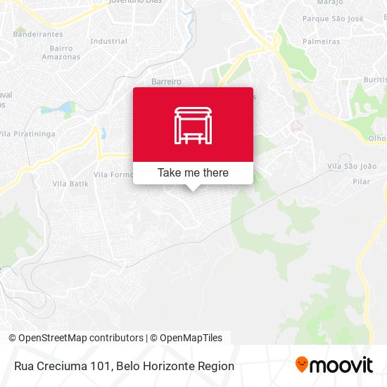 Rua Creciuma 101 map