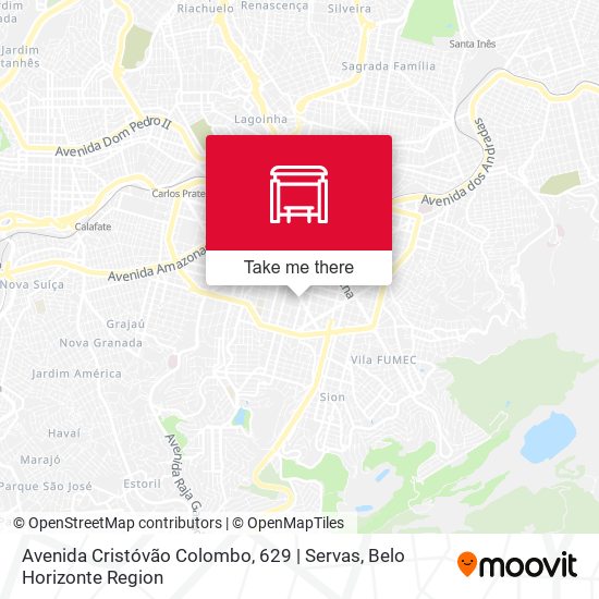 Avenida Cristóvão Colombo, 629 | Servas map