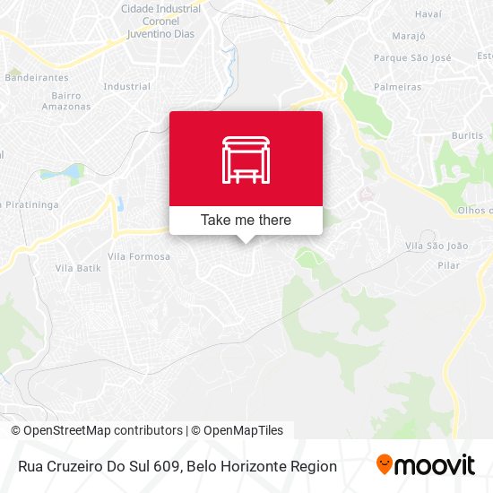 Rua Cruzeiro Do Sul 609 map