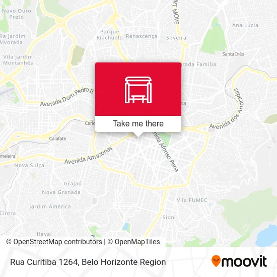 Rua Curitiba 1264 map