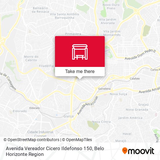 Avenida Vereador Cicero Ildefonso 150 map