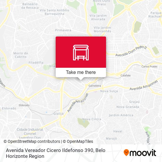 Avenida Vereador Cicero Ildefonso 390 map