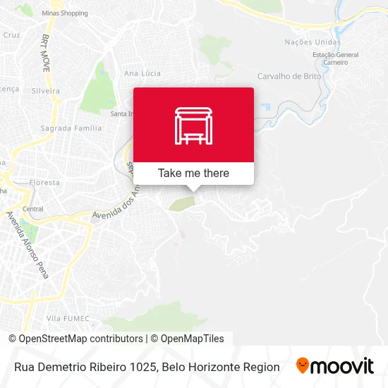 Rua Demetrio Ribeiro 1025 map
