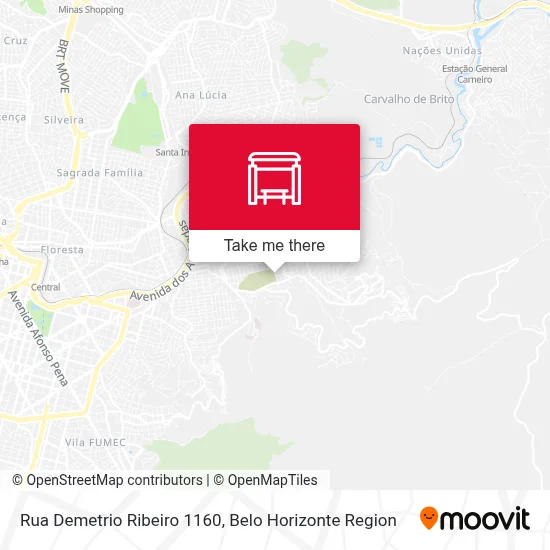 Rua Demetrio Ribeiro 1160 map