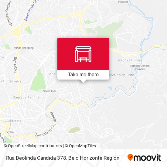 Rua Deolinda Candida 378 map