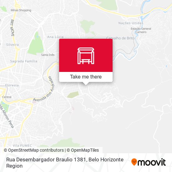 Rua Desembargador Braulio 1381 map
